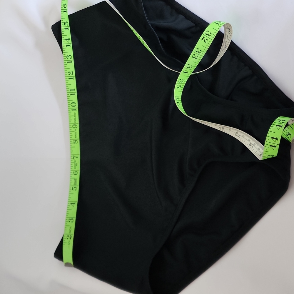 Maxine of Hollywood Womens Black High Waist Bikini Bottom Size 16 - Picture 4 of 8
